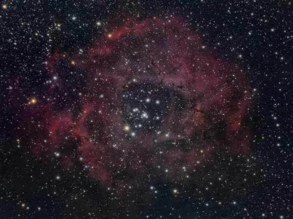 Nebuloasă Rosette Spațiu — Fotografie, imagine de stoc