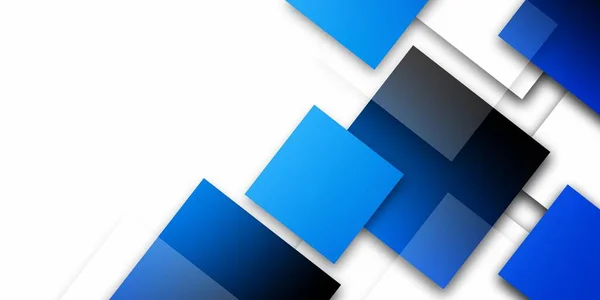 Bela Abstrato Azul Quadrados Fundo Design — Fotografia de Stock