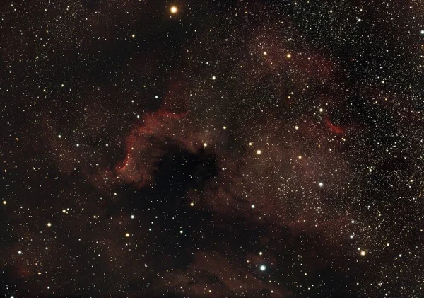 Nebulosa América Del Norte Pelícano Espacio — Foto de Stock