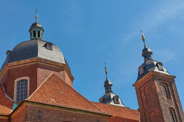 德国蒙斯特一座古老历史建筑的屋顶 — 图库照片