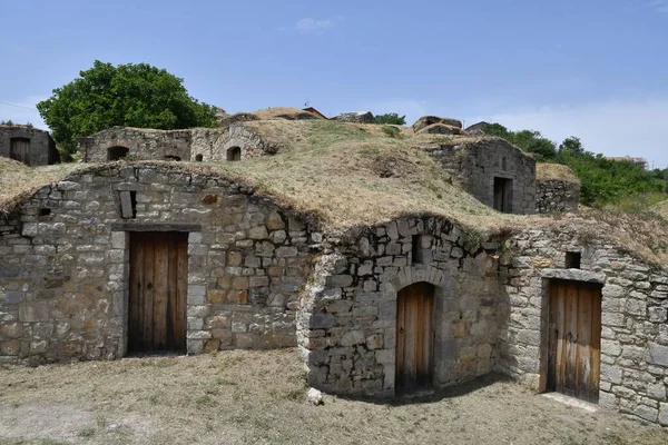 Ancient Rural Buildings Production Wine Called Palmenti Pietragalla Village Basilicata — Stock Photo, Image