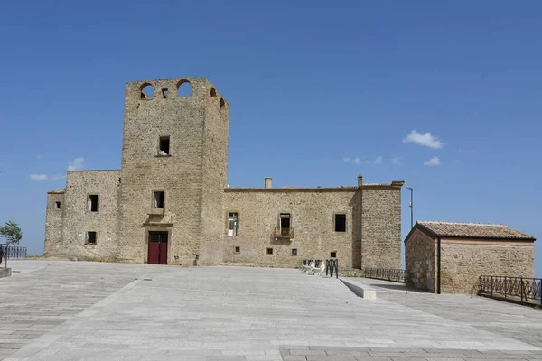 Castle Grottole Village Basilicata Region Italy – stockfoto