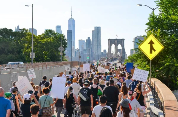 Les Groupes Militants Rassemblent Cadman Plaza Pour Réclamer Justice Pour — Photo