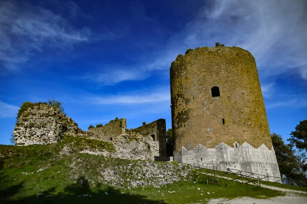 Rovine Castello Medievale Nella Città Vecchia Caserta — Foto Stock