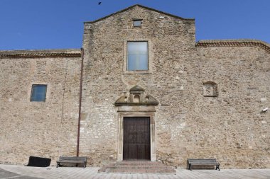 An ancient church in Grottole, a village in the Basilicata region, Italy.