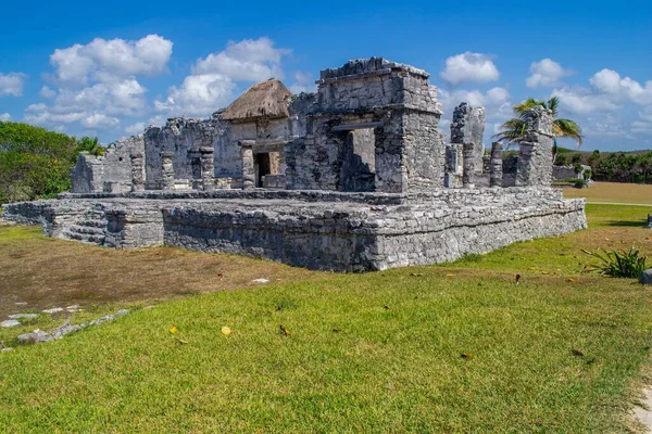 Vistas Panorámicas Las Ruinas Tulum Estado Quintana Roo México — Foto de Stock