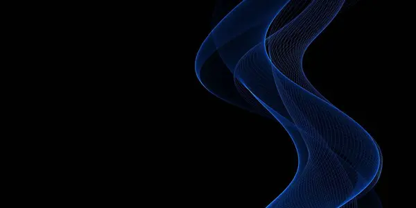 美しいアブストラクト青い流れの背景 — ストック写真