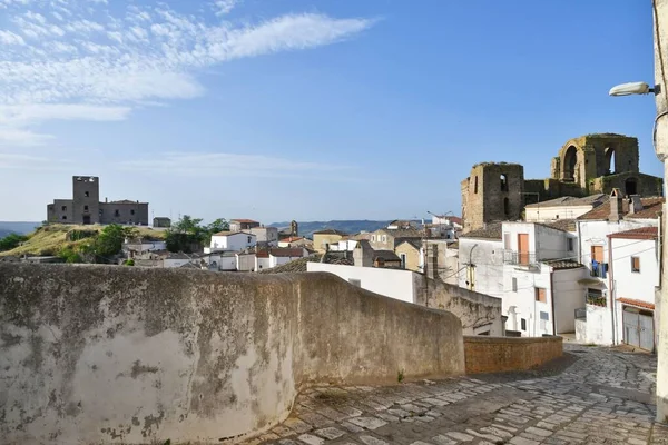 Una Estrecha Calle Entre Las Antiguas Casas Una Antigua Ciudad — Foto de Stock