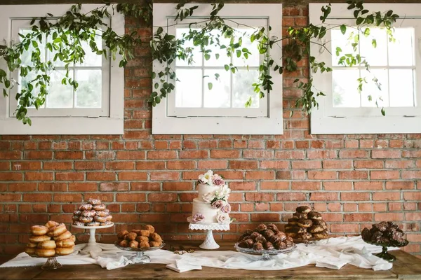Cake Dessert Table Wedding — Stock Photo, Image