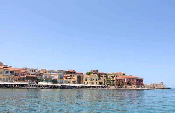 Historische Altstadt Rund Den Hafen Von Chania Auf Kreta Griechenland — Stockfoto