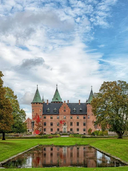 Vue Verticale Château Trolleholm Svalov Comté Skane Suède — Photo