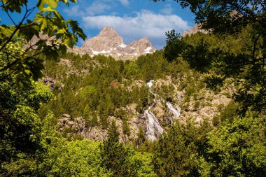 Panticosa, Huesca, İspanya 'dan Pireneler manzarası