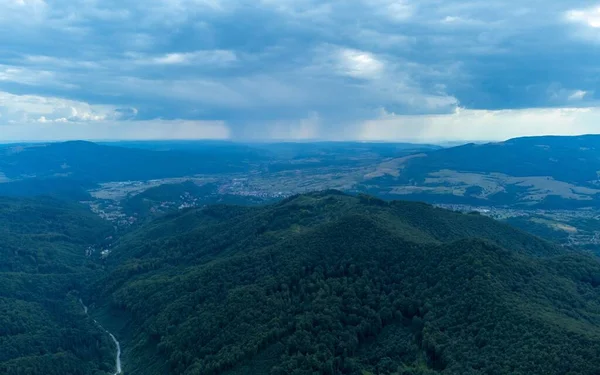 Landschaft Vom Gipfel Des Saca Mare Gurghiu Gebirge Rumänien Wild — Stockfoto