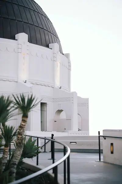 Griffith Gözlemevi Yan Binası Sabah Los Angeles Abd — Stok fotoğraf