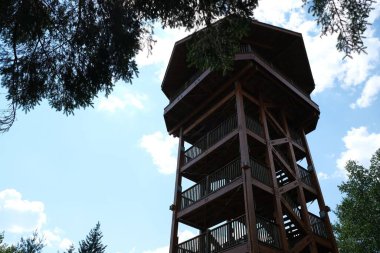 Aussichtsturm Funfseen enblick kule gözlem güvertesi Boppard, Almanya