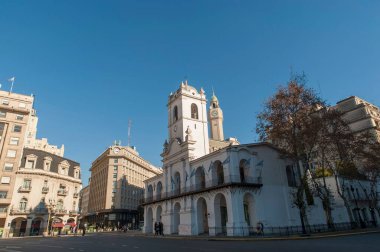 Cabildo Ulusal Tarih Müzesi ve Mayıs Devrimi 'nin güzel bir sahnesi.