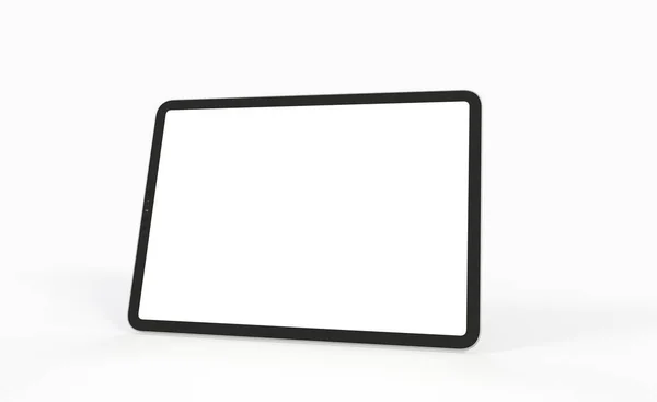 Rendu Une Tablette Avec Écran Vide Pour Copie Espace Sur — Photo