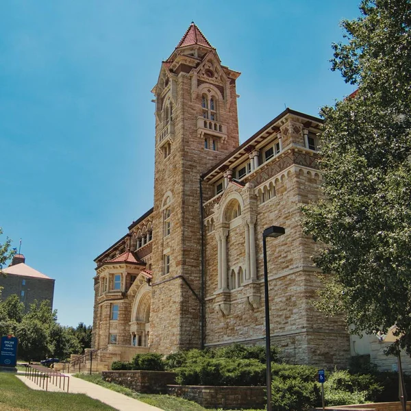 Lawrence Kansas Luglio 2022 Bel Colpo Grandangolare Del Museo Storia — Foto Stock