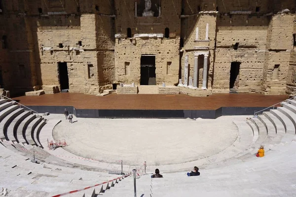 View Historic Proscenium Roman Theatre Orange — Stock Photo, Image