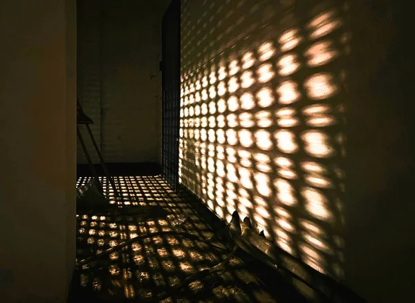 Una Habitación Con Sombras Pared —  Fotos de Stock