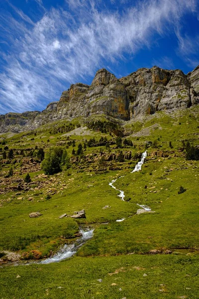 Der Nationalpark Ordesa Monte Perdido Liegt Der Provinz Huesca Der — Stockfoto