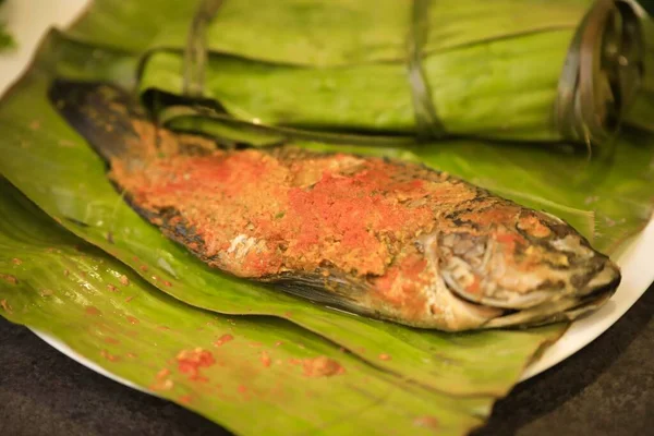 Sul Indiana Famosa Receita Peixe Cozido Vapor — Fotografia de Stock