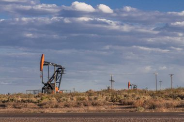 Petrol pompaları Vaca Muerta 'da.