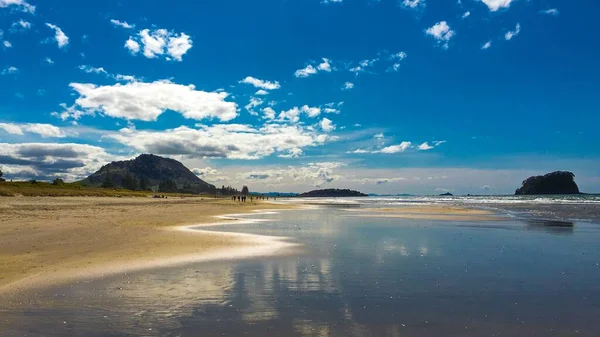 Día Soleado Monte Maunganui Nueva Zelanda — Foto de Stock