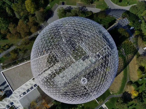 Vista Dall Alto Della Biosfera Montreal — Foto Stock