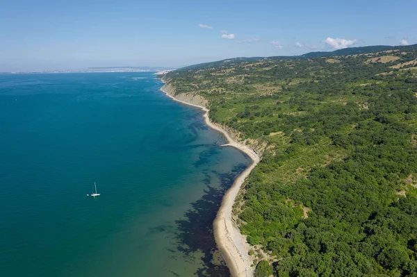 공중에서 아름다운 해안을 내려다볼 수있습니다 엘레니 불가리아 — 스톡 사진