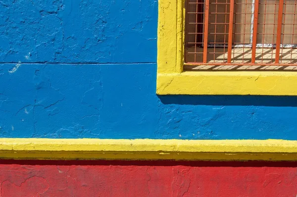Красочная Стена Районе Бока Буэнос Айресе Аргентина — стоковое фото