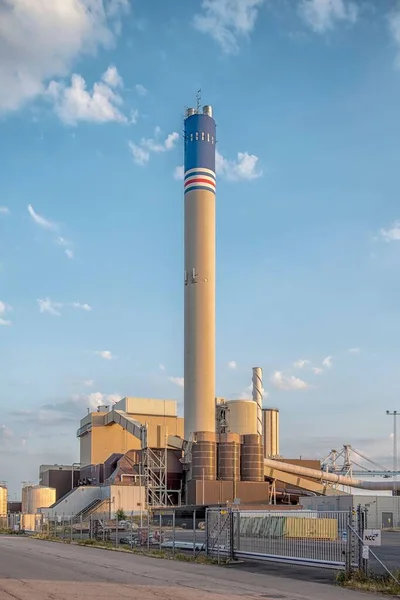 Oresundskraft Power Station Industrial Docklands — Stock Photo, Image