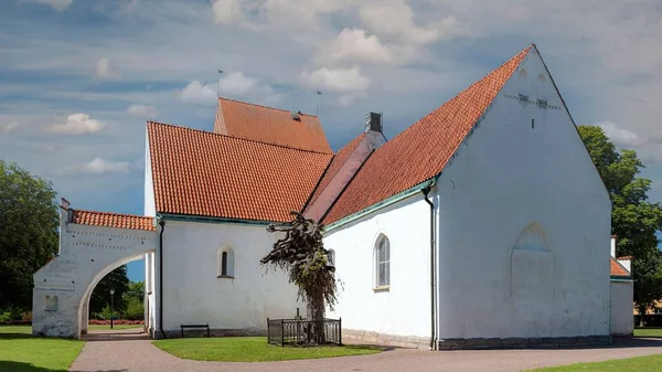 Красивый Снимок Церкви Святого Креста Роннеби Блекинге Швеция — стоковое фото