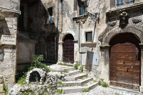 Historic Building Campo Giove Medieval Village Abruzzo Region Italy — Stockfoto
