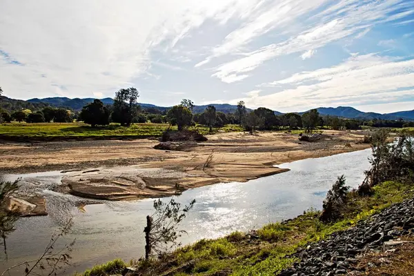 Das Trockene Flussbett Queensland Australien — Stockfoto