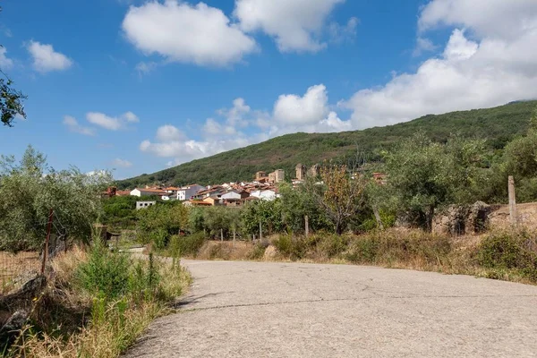 Pohled Město Zvané Aldeanueva Vera Regionu Extremadura Vera — Stock fotografie