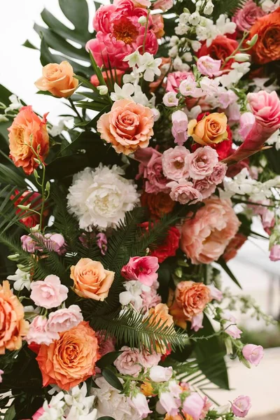 Vertical Shot Bouquet Colorful Flowers — Stock Photo, Image