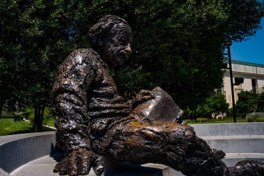 Washington DC 'deki Albert Einstein Anıtı' nın güzel bir fotoğrafı.