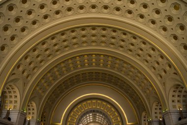 Washington DC 'deki Union İstasyonu' nun güzel bir görüntüsü.