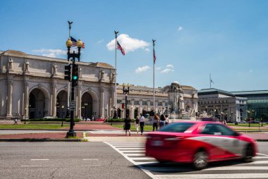 Washington DC 'deki Union İstasyonu' nun güzel bir fotoğrafı.