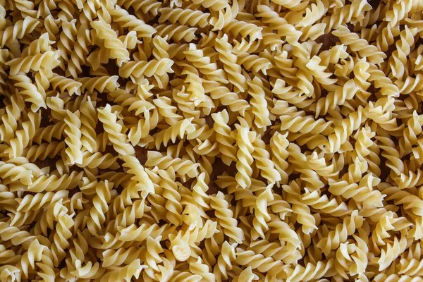 Nieugotowany Suchy Włoski Makaron Fusilli — Zdjęcie stockowe