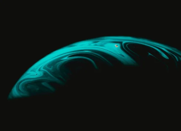Макроснимок Бирюзовых Пузырей Обоев — стоковое фото