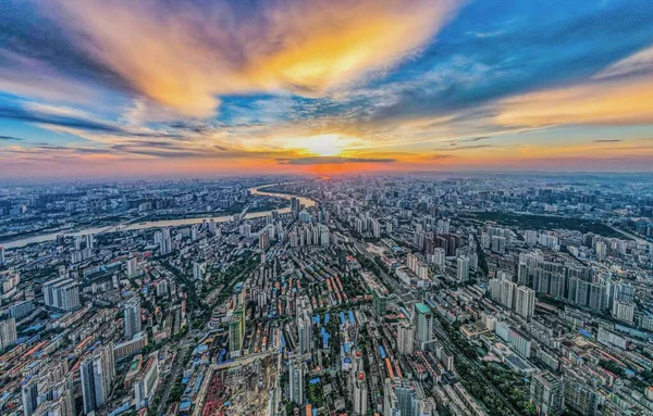 Aerial Shot Cityscape — Fotografia de Stock