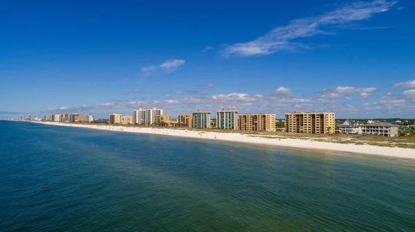 Una Vista Ipnotizzante Della Costa Del Golfo Con Edifici Moderni — Foto Stock