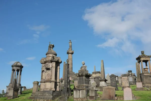 Glasgow Necropolis Glasgow Skoçya Ngiltere Topraklarındaki Tarihi Eserler — Stok fotoğraf