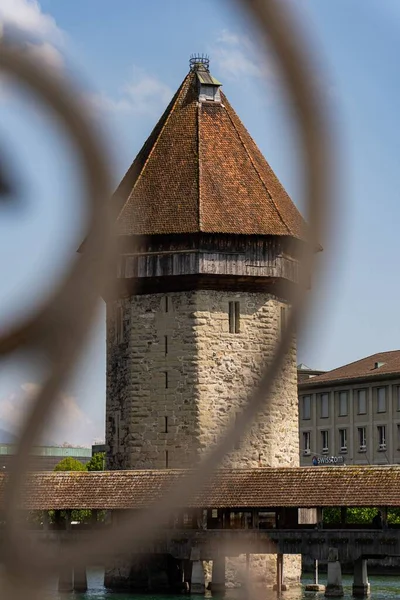 Sviçre Luzern Eski Bir Bina — Stok fotoğraf