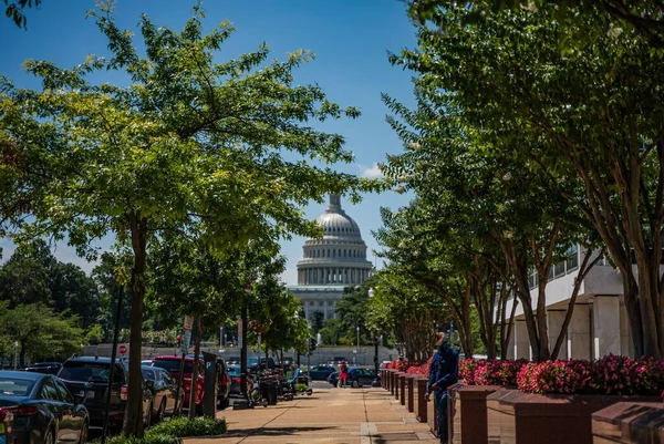 Washington Daki Birleşik Devletler Kongre Binası Nın Güzel Bir Görüntüsü — Stok fotoğraf