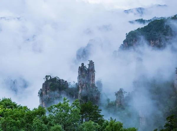 Beau Cliché Parc Forestier National Zhangjiajie — Photo