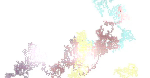 白を基調とした世界地図のカラフルでデジタルイラスト — ストック写真