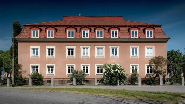 Tha Façade Des Bâtiments Norrkoping Suède — Photo